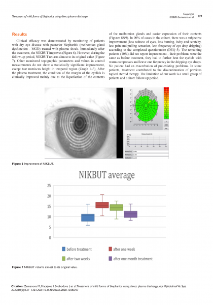 Treatment of mild forms of blepharitis using direct plasma discharge - M. Zemanová, I. Macejová, I. Svobodová, E. Vlková 3.png